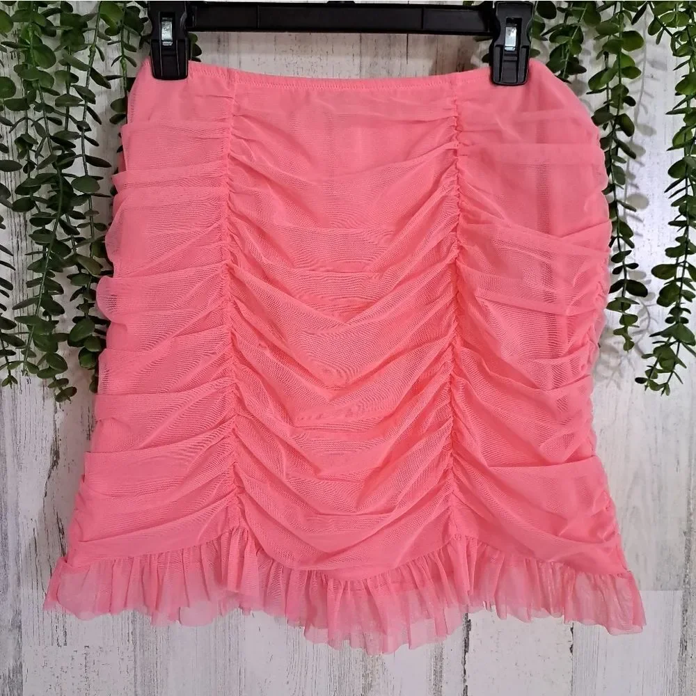 NWT Victoria Secret Ruched Mini Skirt